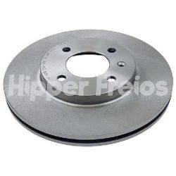 Imagem de Par Disco de Freio Dianteiro Ventilado 4 Furos - HIPPER FREIOS HF02B