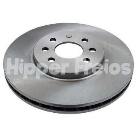 Imagem de Par Disco de Freio Dianteiro CHEVROLET - GM MERIVA Ventilado 4 Furos - HIPPER FREIOS HF20D