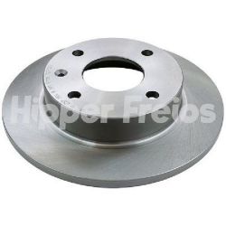 Imagem de Par Disco de Freio Dianteiro FORD FIESTA Sólido 4 Furos - HIPPER FREIOS HF18