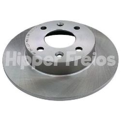 Imagem de Par Disco de Freio Dianteiro RENAULT TWINGO Sólido 4 Furos Pista 7X8mm - HIPPER FREIOS HF947