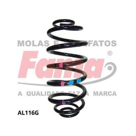 Imagem de Par de Mola de Suspensão Traseira CHEVROLET - GM ZAFIRA - FAMA AL116G