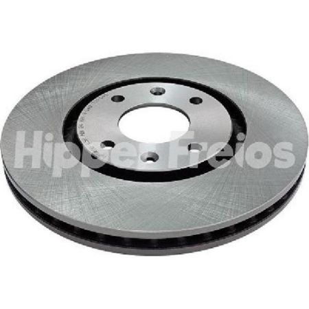 Imagem de Par Disco de Freio Dianteiro Ventilado 4 Furos - HIPPER FREIOS HF406