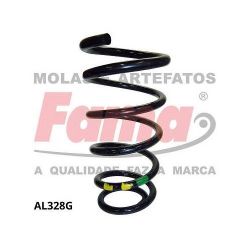 Imagem de Par de Mola de Suspensão Traseira FIAT PALIO 4 Portas - FAMA AL328G