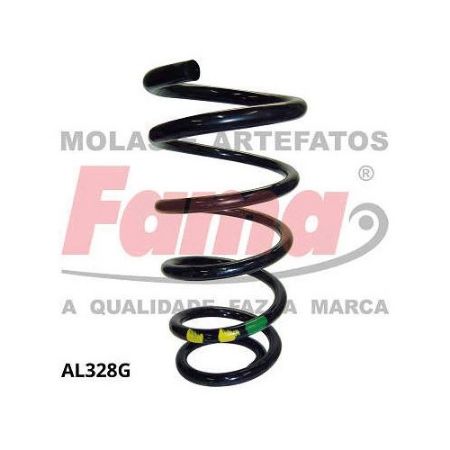 Imagem de Par de Mola de Suspensão Traseira FIAT PALIO 4 Portas - FAMA AL328G