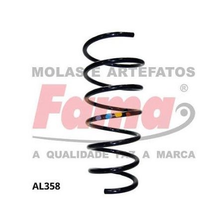 Imagem de Par de Mola de Suspensão Dianteira FIAT DOBLO sem Ar-condicionado - FAMA AL358