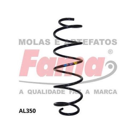 Imagem de Par de Mola de Suspensão Dianteira FIAT STILO com Ar-condicionado - FAMA AL350