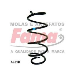 Imagem de Par de Mola de Suspensão Dianteira VOLKSWAGEN POLO com Ar-condicionado - FAMA AL210