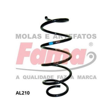 Imagem de Par de Mola de Suspensão Dianteira VOLKSWAGEN POLO com Ar-condicionado - FAMA AL210