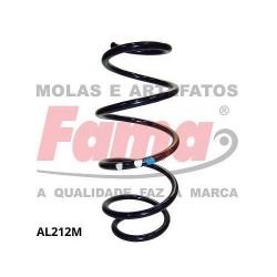 Imagem de Par de Mola de Suspensão Dianteira VOLKSWAGEN FOX sem Ar-condicionado - FAMA AL212M