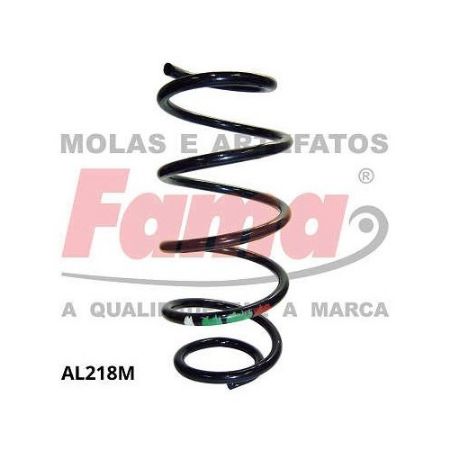 Imagem de Par de Mola de Suspensão Dianteira VOLKSWAGEN CROSSFOX com Ar-condicionado - FAMA AL218M