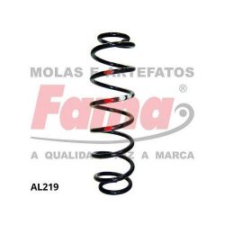 Imagem de Par de Mola de Suspensão Traseira VOLKSWAGEN CROSSFOX - FAMA AL219