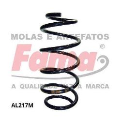 Imagem de Par de Mola de Suspensão Dianteira VOLKSWAGEN CROSSFOX sem Ar-condicionado - FAMA AL217M