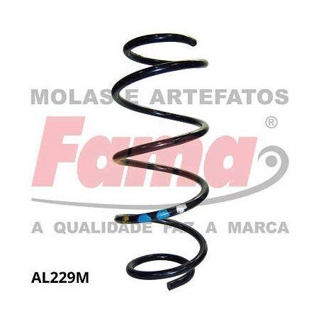Imagem de Par de Mola de Suspensão Dianteira VOLKSWAGEN POLO com Ar-condicionado - FAMA AL229M