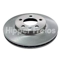 Imagem de Par Disco de Freio Dianteiro VOLKSWAGEN POLO/VIRTUS Ventilado 256mm - HIPPER FREIOS HF81B