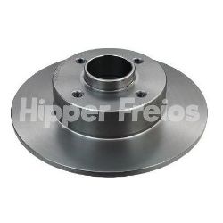 Imagem de Par Disco de Freio Traseiro Sólido com Cubo com Rolamento - HIPPER FREIOS HF823KT