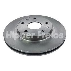 Imagem de Par Disco de Freio Dianteiro Ventilado 5 Furos - HIPPER FREIOS HF302C