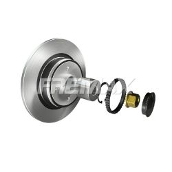 Imagem de Par Disco de Freio Traseiro RENAULT SCENIC Sólido com Cubo com Rolamento - FREMAX BD6328KT