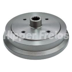 Imagem de Par de Tambor de Freio Traseiro VOLKSWAGEN FUSCA/KARMANN GHIA com Cubo 4 Furos - HIPPER FREIOS HF04