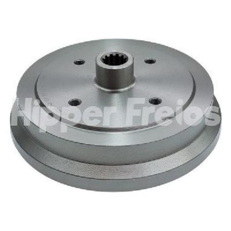 Imagem de Par de Tambor de Freio Traseiro VOLKSWAGEN FUSCA/KARMANN GHIA com Cubo 4 Furos - HIPPER FREIOS HF04