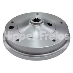 Imagem de Par de Tambor de Freio Traseiro VOLKSWAGEN FUSCA/KARMANN GHIA com Cubo 5 Furos - HIPPER FREIOS HF61