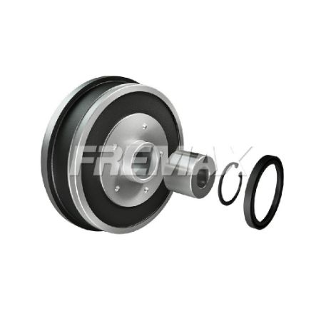 Imagem de Par de Tambor de Freio com Cubo com Rolamento - FREMAX BD4038KT