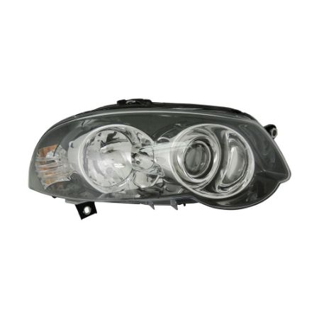 Imagem de Farol Principal Lado Direito Máscara Cromada Aro Preto - FABRICIO MG01351CBD