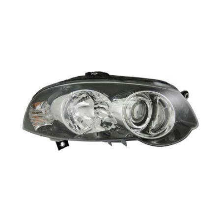 Imagem de Farol Principal Lado Direito Máscara Negra Aro Cromado - FABRICIO FAR0280