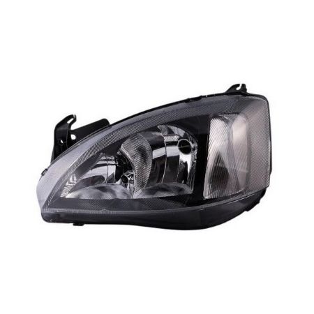Imagem de Farol Principal CHEVROLET - GM CORSA/MONTANA Lado Esquerdo Máscara Negra Regulagem Manual H7/H1 - FABRICIO WH0421001AL