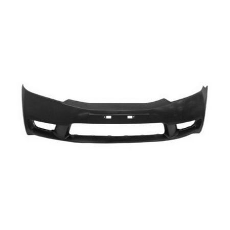 Imagem de Para-choque Dianteiro HONDA CIVIC com Ressalto para Placa Preto Liso - FABRICIO 226