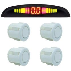 Imagem de Sensor de Estacionamento The Business Branco com 4 Sensores e Display - 05010 - THE BUSINESS 05010