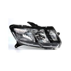 Imagem de Farol Principal RENAULT LOGAN/SANDERO Lado Direito Máscara Negra com Friso Cromado - FABRICIO MG04050R