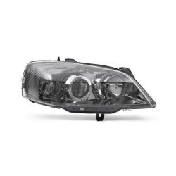 Imagem de Farol Principal CHEVROLET - GM ASTRA Lado Direito Máscara Negra Regulagem Elétrica sem Motor H7/H1 - FABRICIO FAR0012