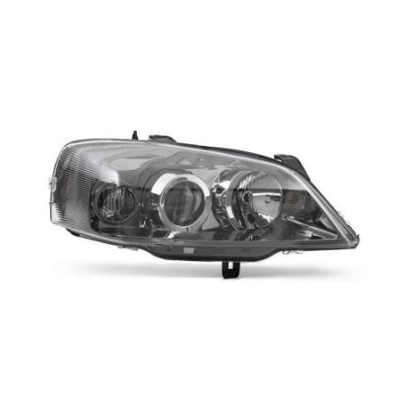 Imagem de Farol Principal CHEVROLET - GM ASTRA Lado Direito Máscara Negra Regulagem Elétrica sem Motor H7/H1 - FABRICIO FAR0012