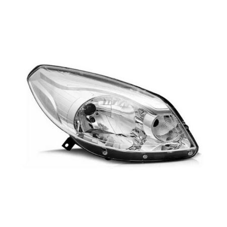 Imagem de Farol Principal RENAULT SANDERO Lado Direito Máscara Cromada - FABRICIO FAR0270