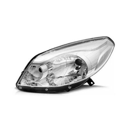 Imagem de Farol Principal RENAULT SANDERO Lado Esquerdo Máscara Cromada - FABRICIO FAR0271