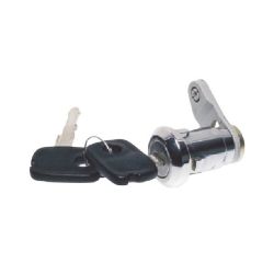 Imagem de Cilindro de Fechadura da Porta CHEVROLET - GM CHEVETTE Lado Direito Cromado com Chave - NEW KAR 342300