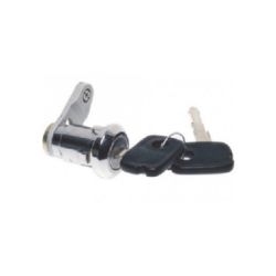 Imagem de Cilindro de Fechadura da Porta CHEVROLET - GM CHEVETTE Lado Esquerdo Cromado com Chave - NEW KAR 342301