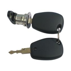 Imagem de Cilindro de Fechadura da Porta RENAULT LOGAN Lado Esquerdo com Chave - NEW KAR 342322