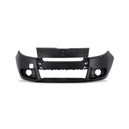 Imagem de Para-choque Dianteiro RENAULT SANDERO Preto Liso com Furo - FABRICIO PCH511