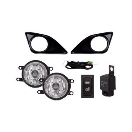 Imagem de Kit Farol Auxiliar TOYOTA COROLLA Aro Cromado - FABRICIO KFM616
