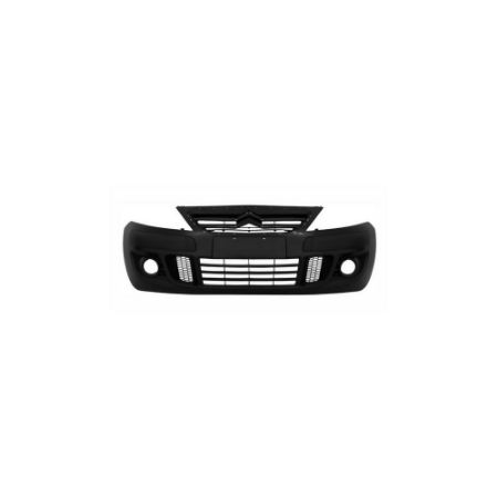 Imagem de Para-choque Dianteiro CITROEN C3 Preto com Furo Milha - FABRICIO PCH435