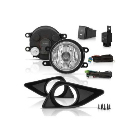 Imagem de Kit Farol Auxiliar TOYOTA COROLLA Aro Preto - FABRICIO KFM800
