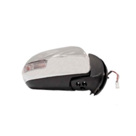 Imagem de Espelho Retrovisor Externo TOYOTA HILUX Lado Esquerdo Elétrico Cromado com Pisca - RUFATO 21303