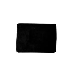 Imagem de Tapetinho Pelúcia 50x35 CMS Franja sem Logo Preto - RODIBEM 421553