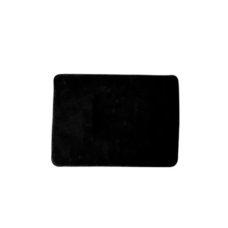 Imagem de Tapetinho Pelúcia 50x35 CMS Franja sem Logo Preto - RODIBEM 421553
