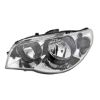 Imagem de Farol Principal Lado Esquerdo Máscara Cromada Aro Preto H7/H7 - RTECH RTC1678