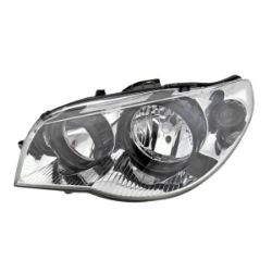 Imagem de Farol Principal Lado Esquerdo Máscara Cromada Aro Preto H7/H7 - RTECH RTC1678