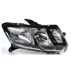 Imagem de Farol Principal RENAULT LOGAN/SANDERO Lado Direito Máscara Negra com Friso Cromado - RTECH RTC8067