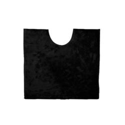 Imagem de Tapetinho Pelúcia Meia Lua 60x55 Preto - RODIBEM 465694
