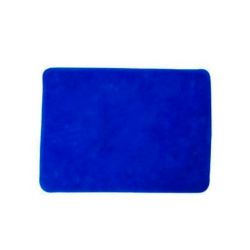 Imagem de Tapetinho Pelúcia 55x40 Azul - RODIBEM 435030